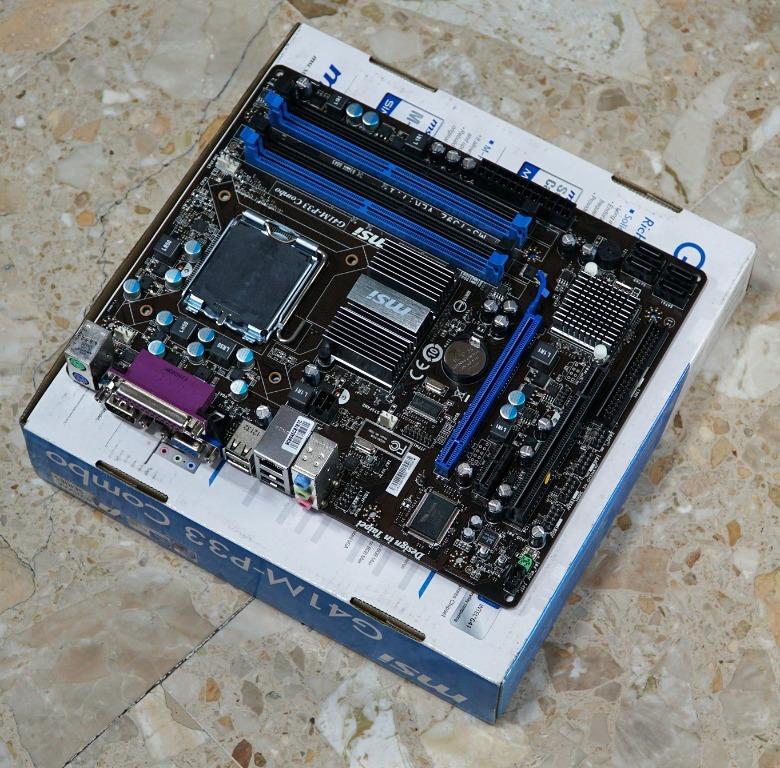 MSI G41MP33 Motherboard (MS7592 Ver 7.1), Computers & Tech, Parts