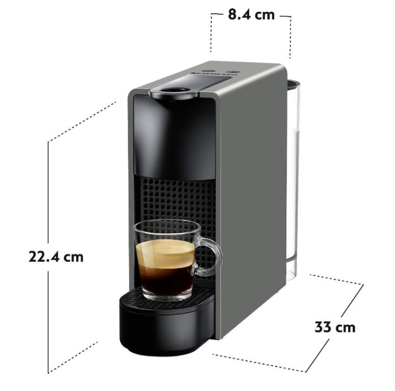 Nespresso Essenza Mini Intense Grey + Capsules Stand, Furniture & Home