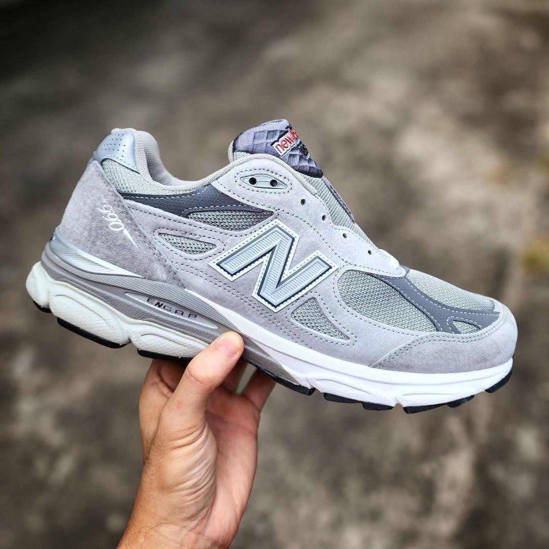 New Balance 990 v3 Grey, Men's Fashion, Footwear, Sneakers on Carousell