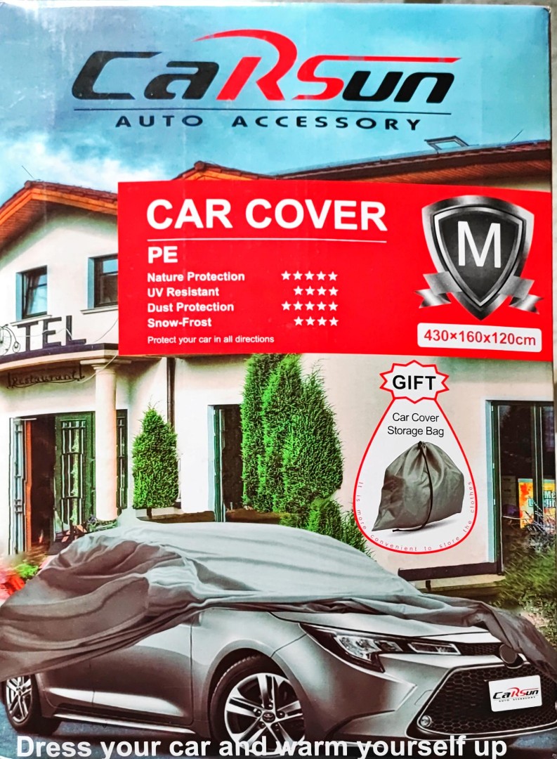 New Carsun Car Cover PE M Size Car Accessories Accessories on