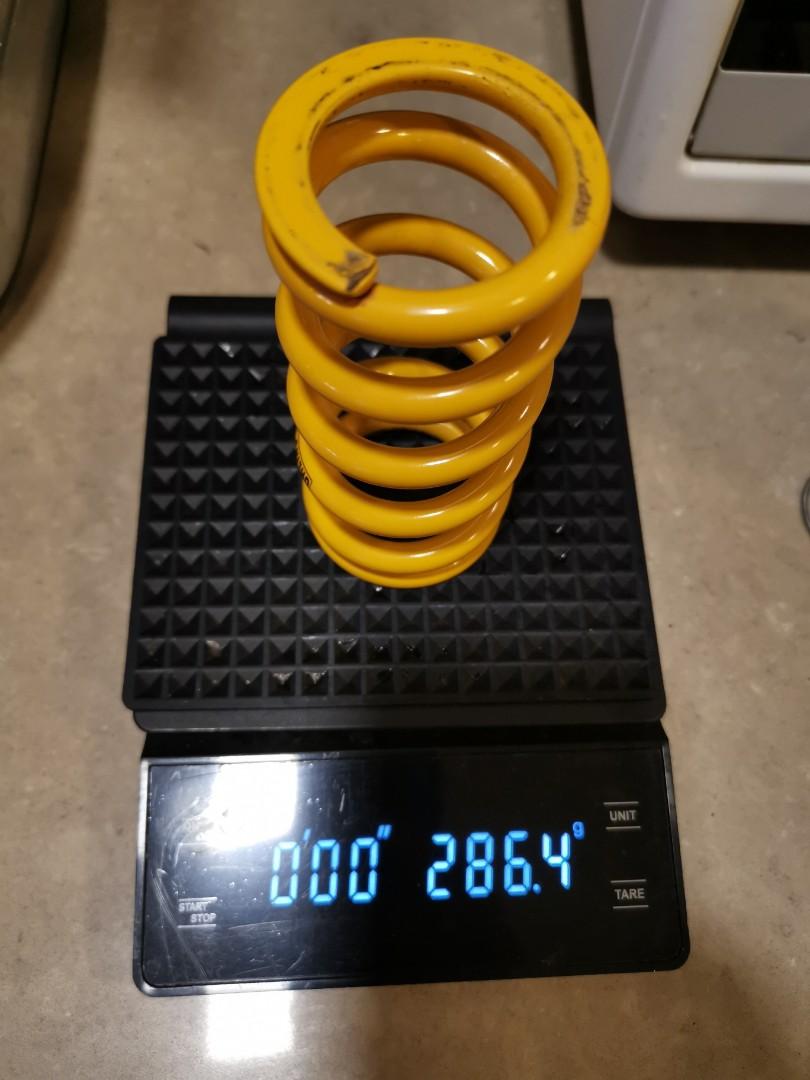 Mtb coil Ohlins rear shock spring, Sports Equipment, Bicycles & Parts