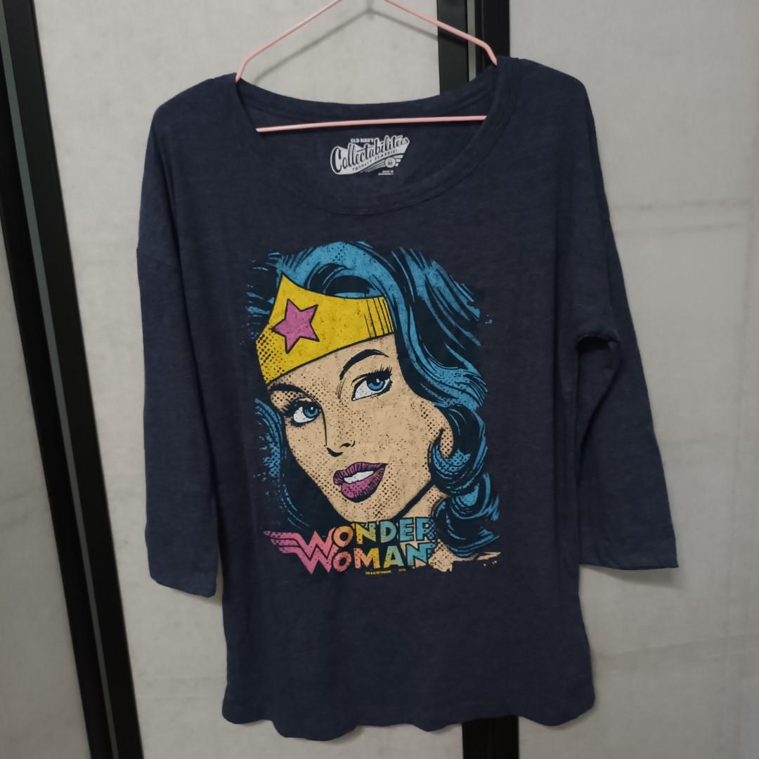 Old Navy Wonder Woman T Shirt, Women's Fashion, Tops, Shirts on