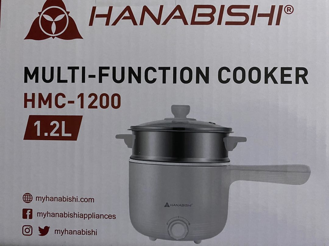 Original Hanabishi 1.2L MultiFunction Cooker, TV & Home Appliances