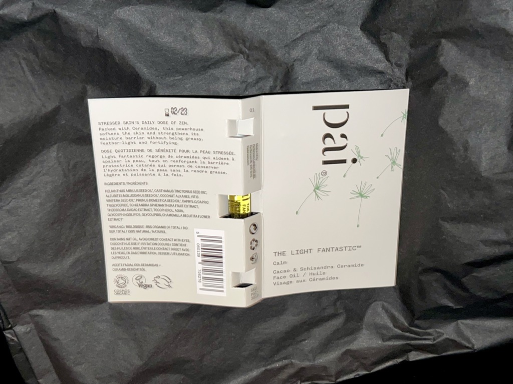 Pai The Light Fantastic Natural and Organic Cacao and Schisandra Ceramide Face Oil 2ml, 美容＆化妝品