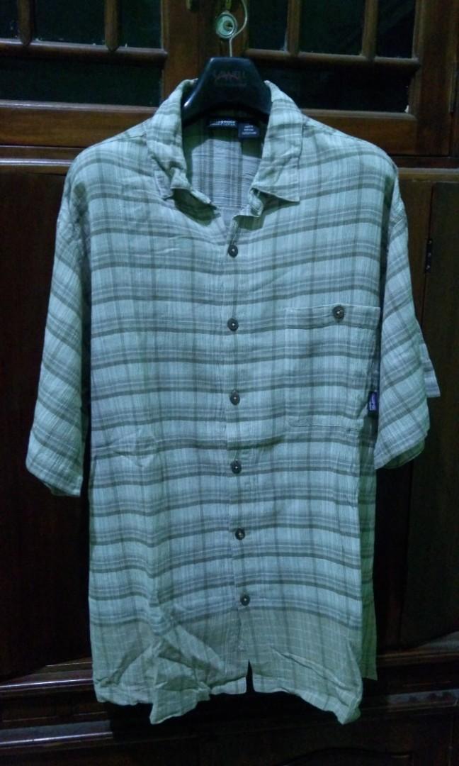 PATAGONIA Shirt, Fesyen Pria, Pakaian 