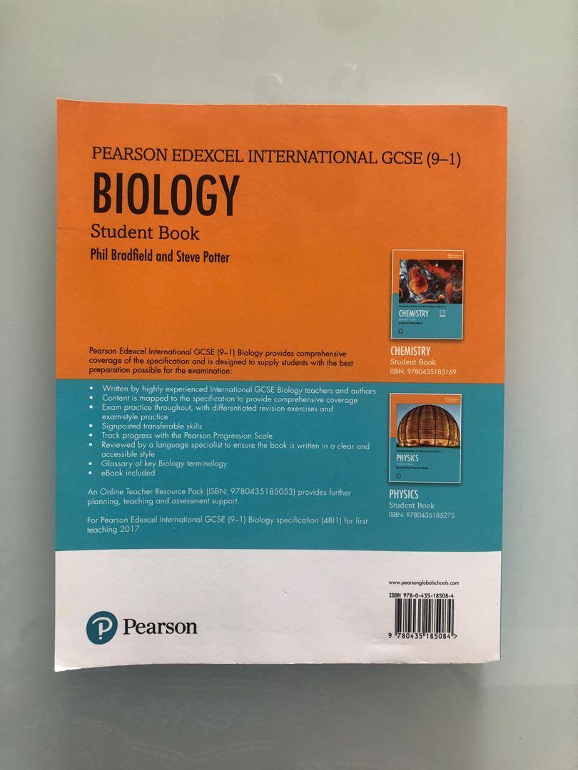 Pearson edexcel igcse biology textbook carousell