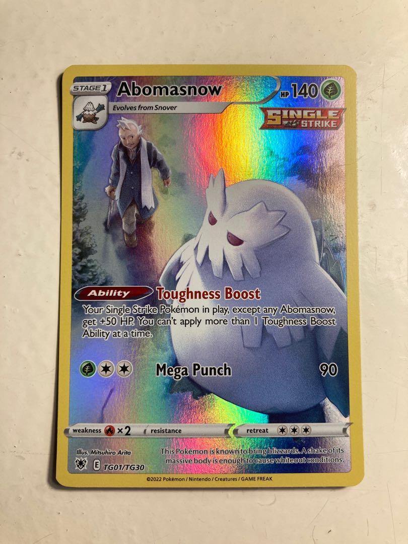 mega abomasnow card