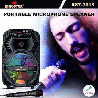 Portable Speaker with Bluetooth and Free microphone and Remote control ‼️🎤