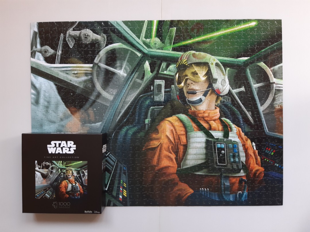 Pre-owned Buffalo Games Star Wars - Baptism by Fire - 1000-Piece Jigsaw  Puzzle, Hobbies & Toys, Toys & Games on Carousell