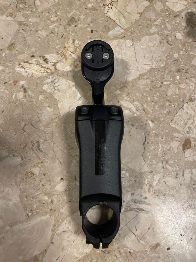 Priced to clear S Works Venge stem 90mm Barfly computer mount