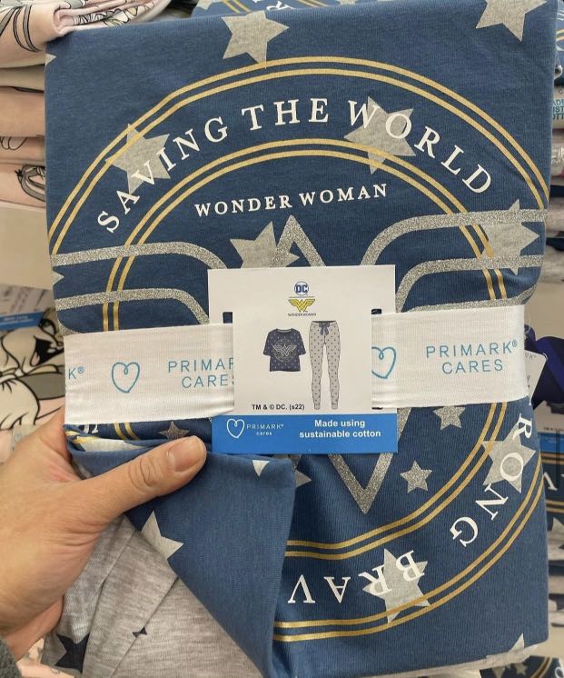 Wonder woman pyjamas primark top