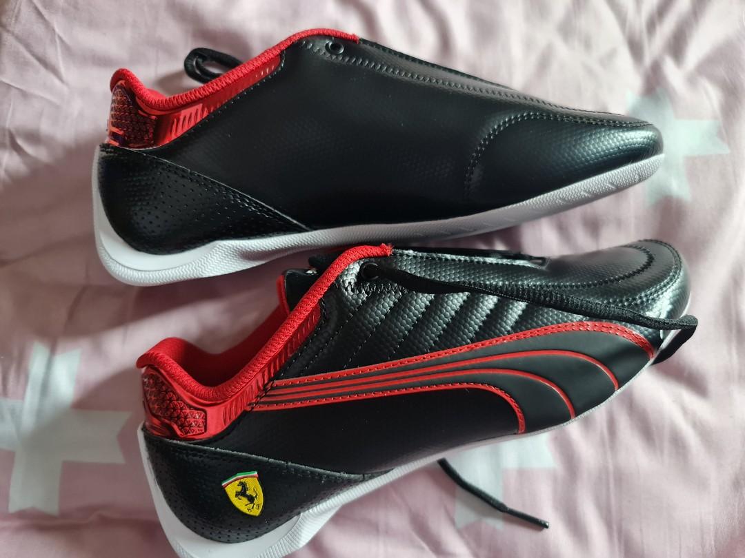 Puma Ferrari Black and Red Shoes BNIB