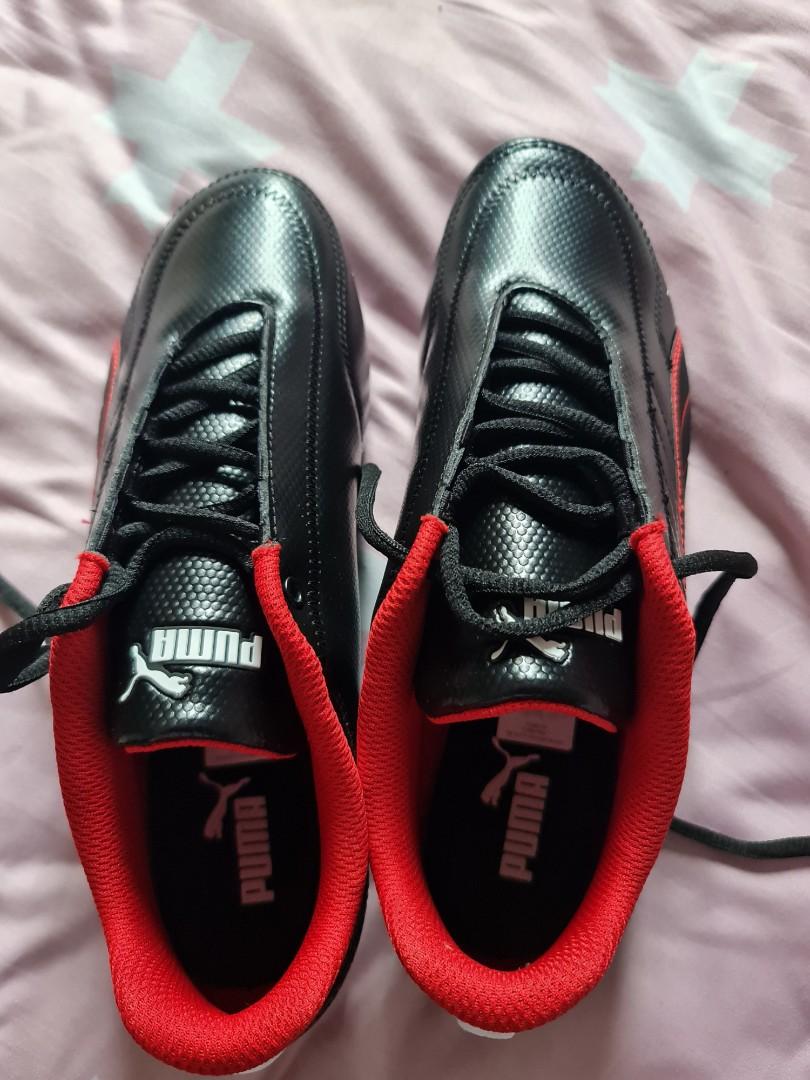 Black and red puma ferrari shoes online