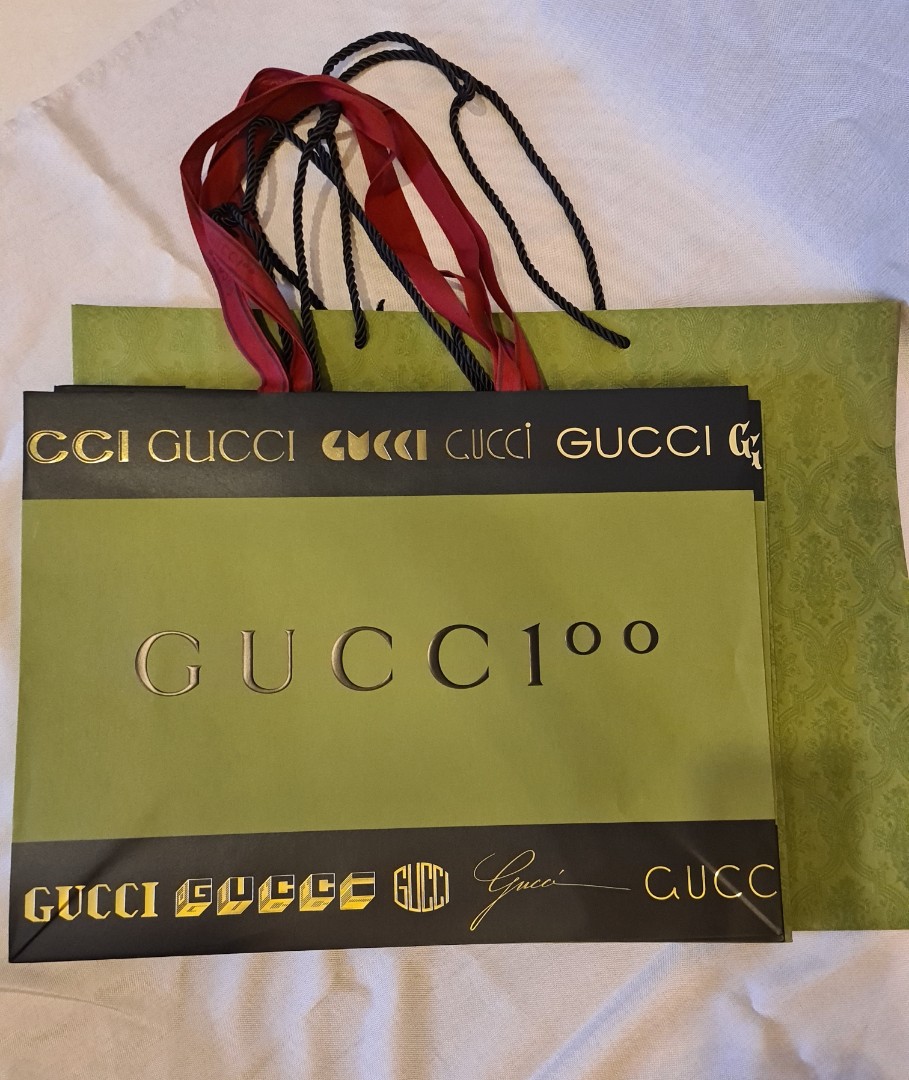SALE Gucci Paper Bags