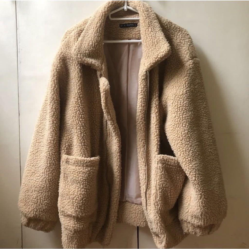 Zaful teddy jacket top