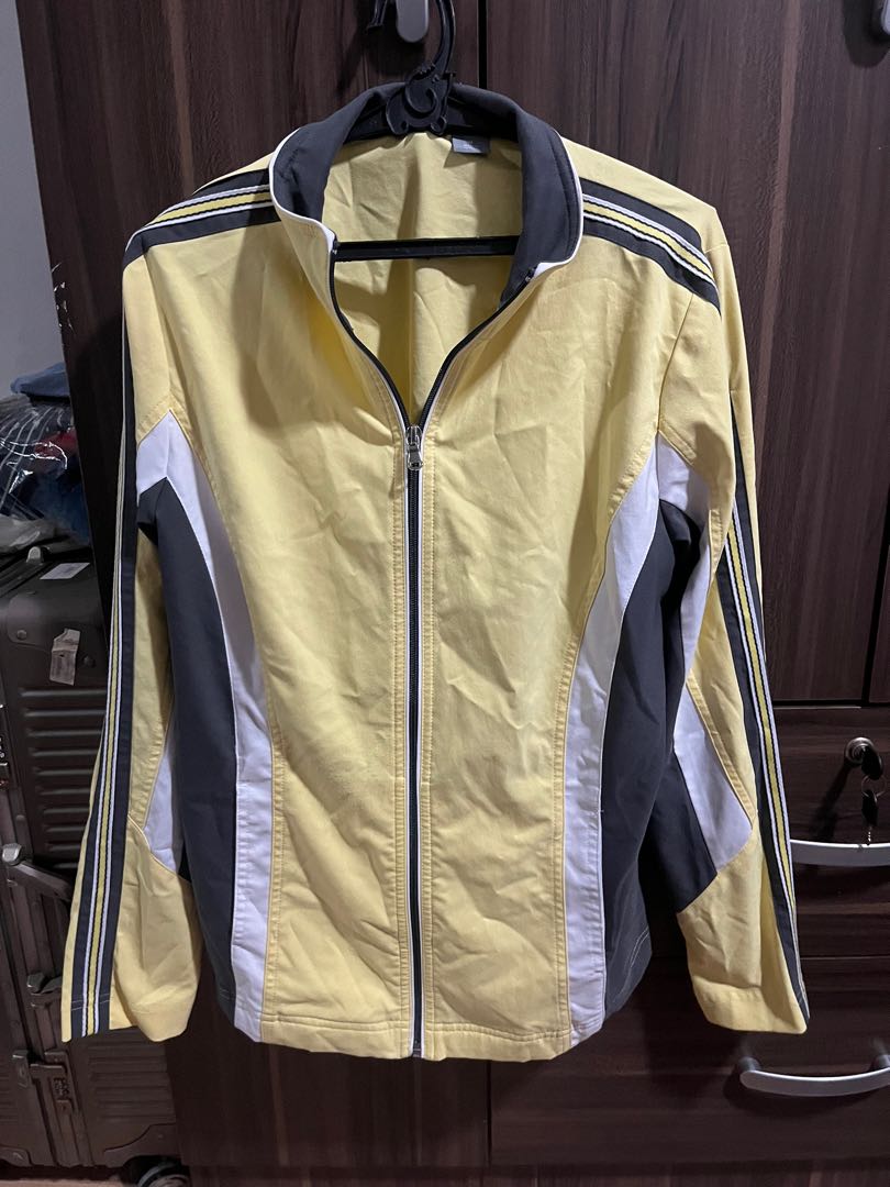 SB Active Yellow and Black Jacket, Women's Fashion, Coats, Jackets and