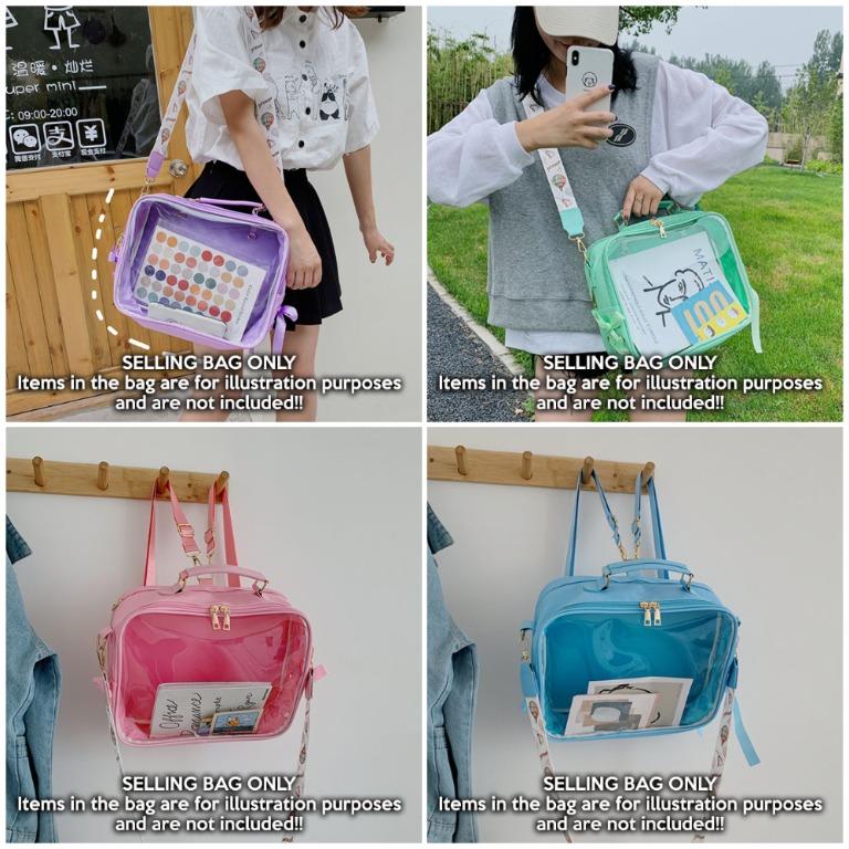 [READYSTOCK] Japanese Ita Bag Anime Itabag Genshin Impact Ita bag Clear