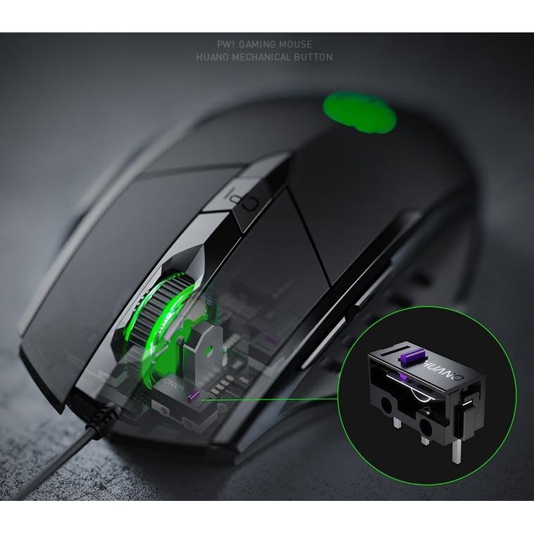 Silent USB wired mouse for gaming. No clicking sound mouse to disturb