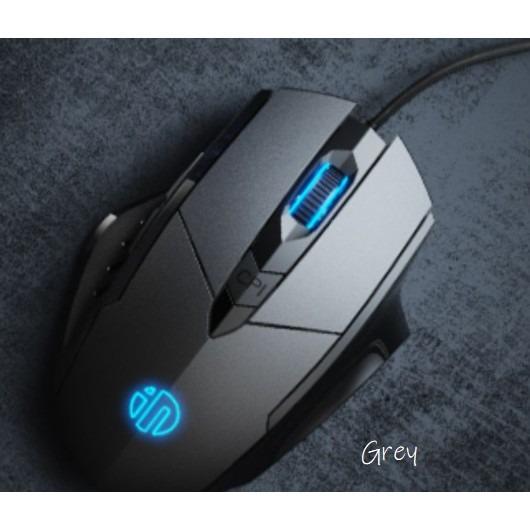 Silent USB wired mouse for gaming. No clicking sound mouse to disturb