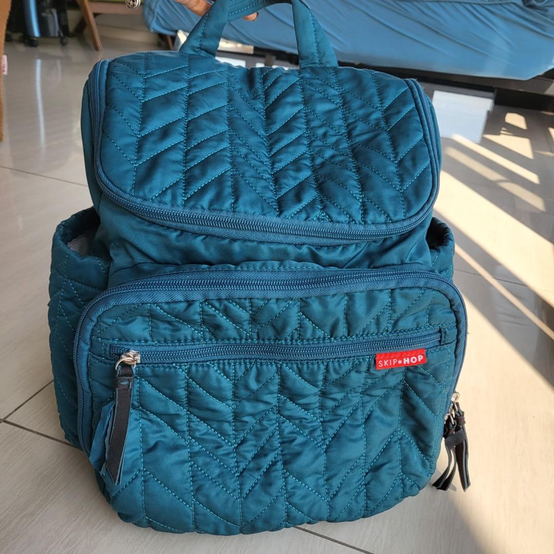 Skip hop teal diaper bag top