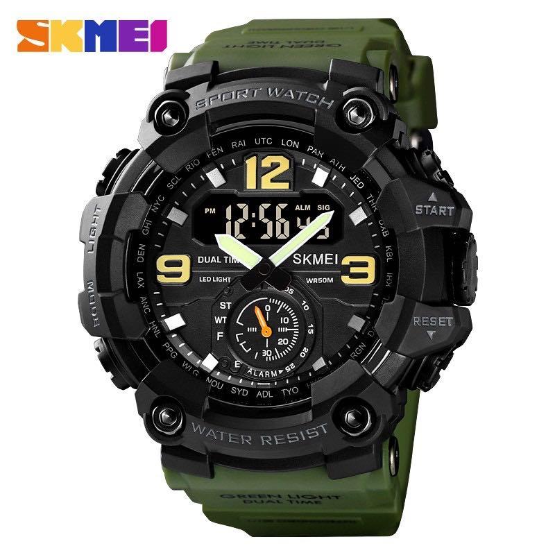 Jam skmei dual time sale