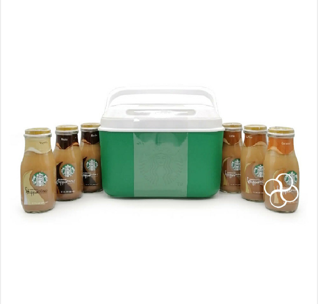 Starbucks Cooler with free 6 Frappucino, Furniture & Home Living