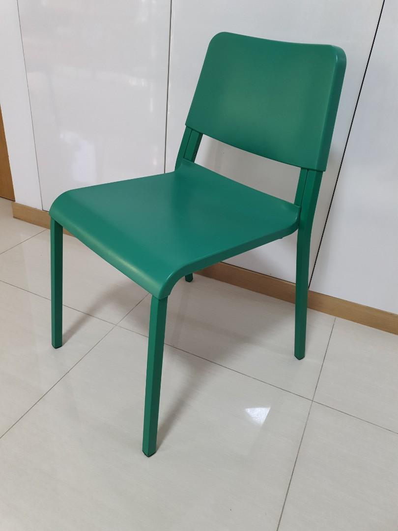 Sturdy IKEA Teodores Chairs Green free delivery Furniture