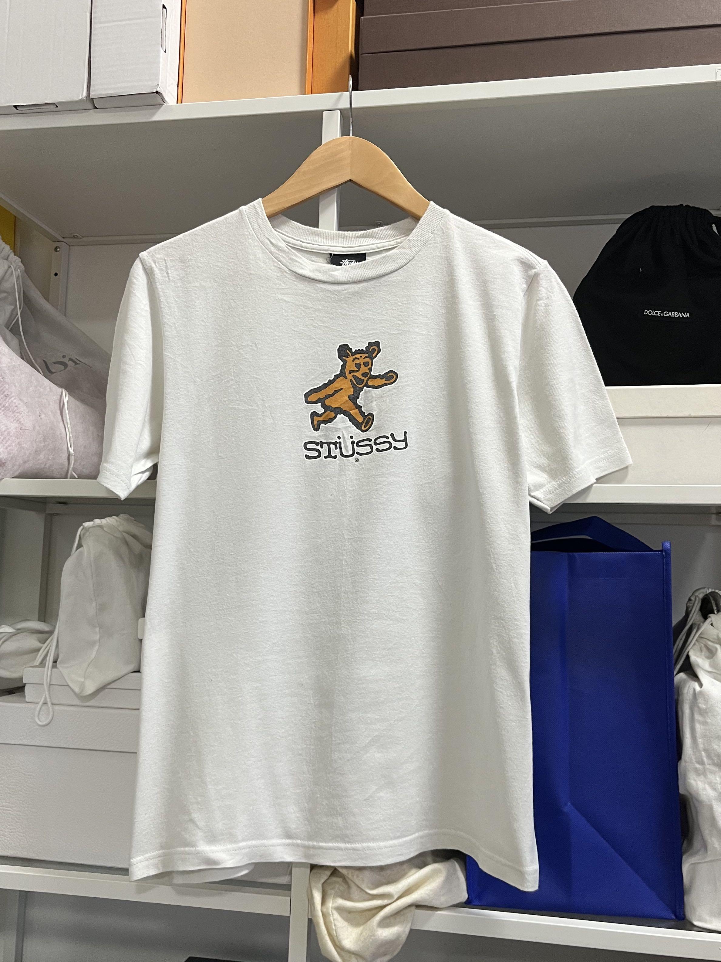 Stussy bear sweatshirt hot sale