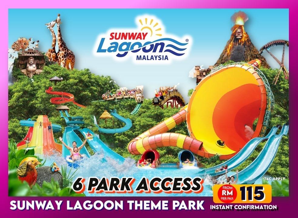 Sunway Lagoon Theme Park Admission Tickets OneDay Pass, Tickets