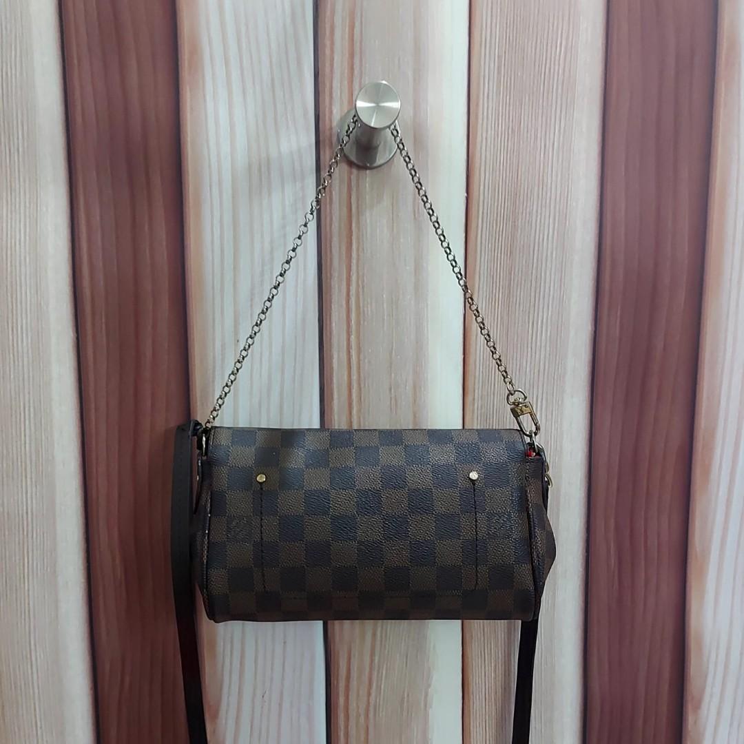 Louis Vuitton Damier Ebene Pochette Billets Macau Pouch, Barang Mewah, Tas  & Dompet di Carousell