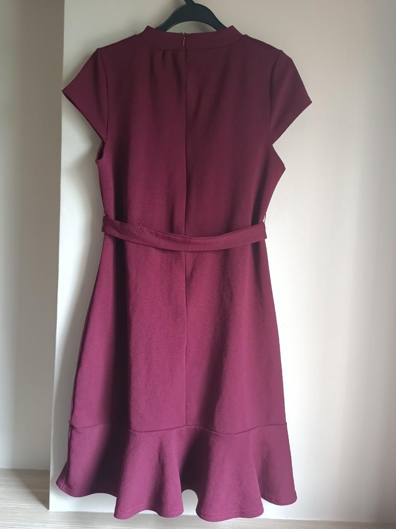 Temt Red Dress Women s Fashion Dresses Sets Dresses on Carousell
