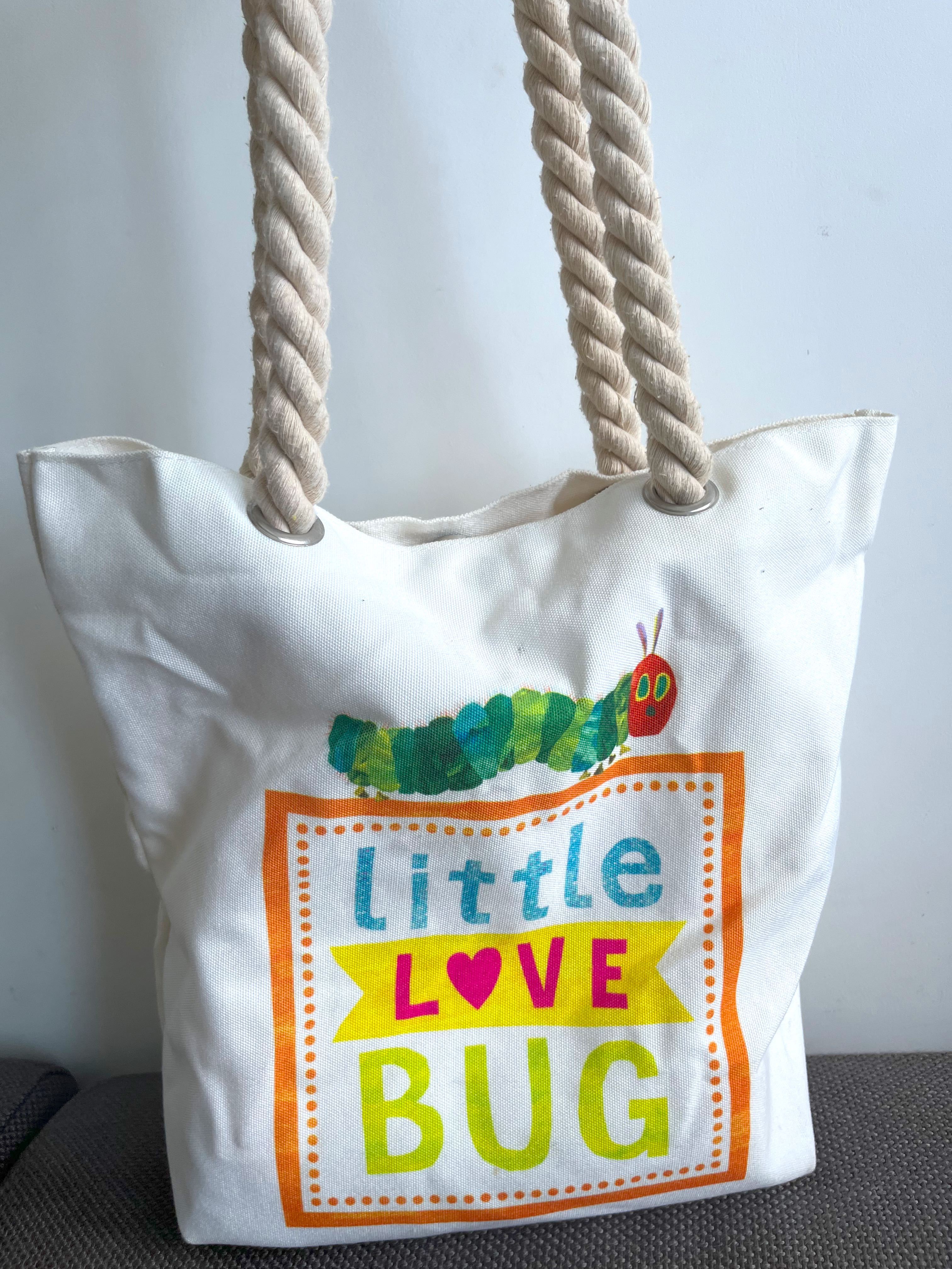 The Very Hungry Caterpillar Canvas Tote Bag, Hobbies & Toys