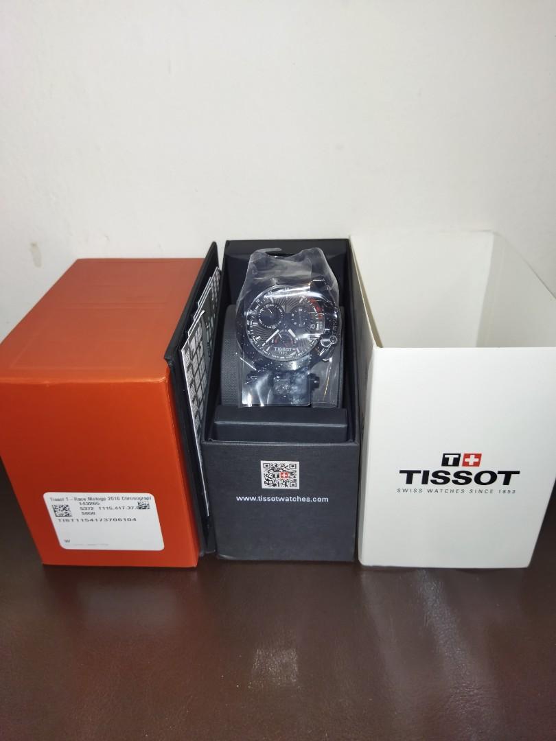 TISSOT T-RACE MOTOGP SPECIAL EDITION T1154173706104 Jam tangan sport pria  ORIGINAL, Fesyen Pria, Jam Tangan di Carousell
