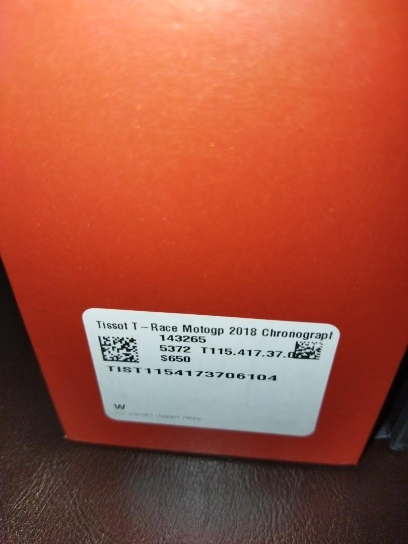 TISSOT T-RACE MOTOGP SPECIAL EDITION T1154173706104 Jam tangan sport pria  ORIGINAL, Fesyen Pria, Jam Tangan di Carousell