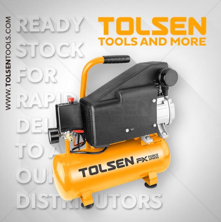 Tolsen 73122, Air Compressor 8L, Furniture & Home Living, Home