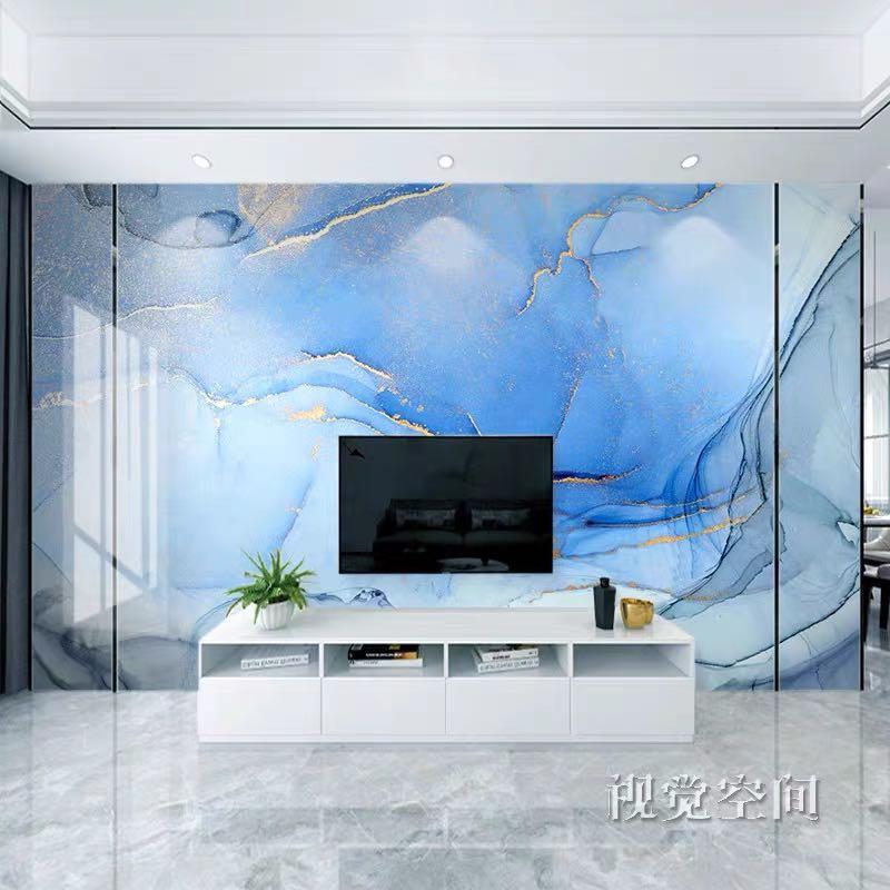 TV mural wallpaper design, Furniture & Home Living, Home Decor, Wall Decor  on Carousell