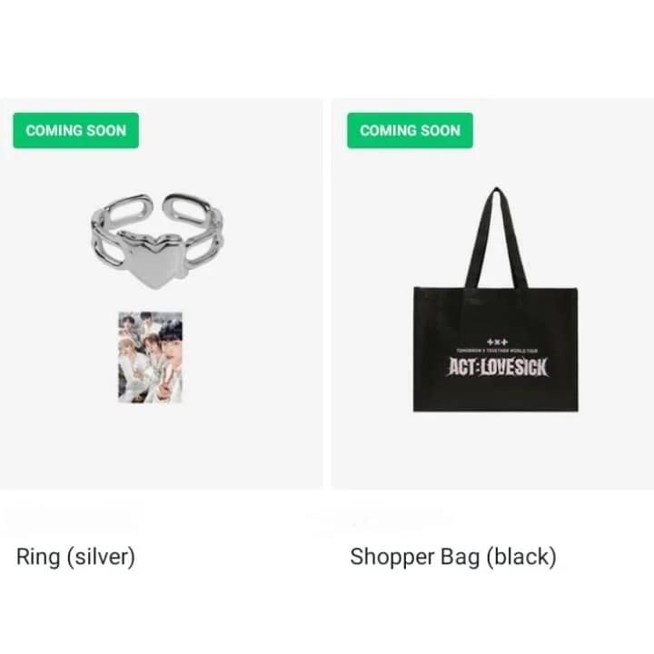 TXT トートバッグ ACT : LOVE SICK TOMORROW X TOGETHER TXT WORLD