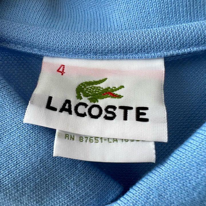 Vintage Lacoste Baby Blue Polo Shirt, Men's Fashion, Tops & Sets