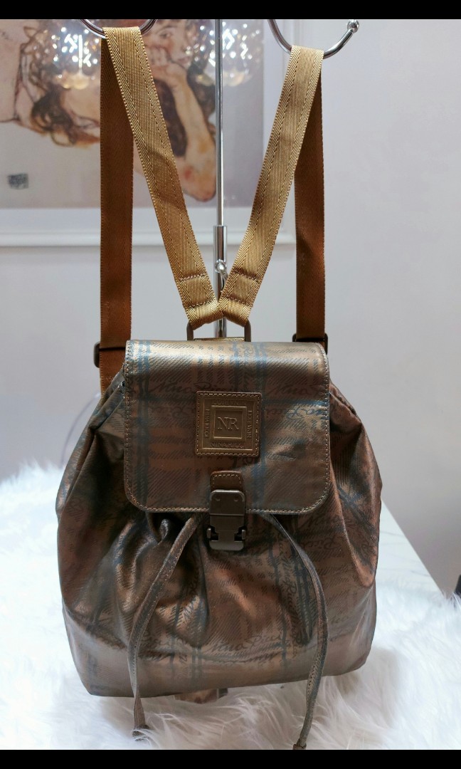 Vintage Nina Ricci backpack, Luxury, Bags & Wallets on Carousell