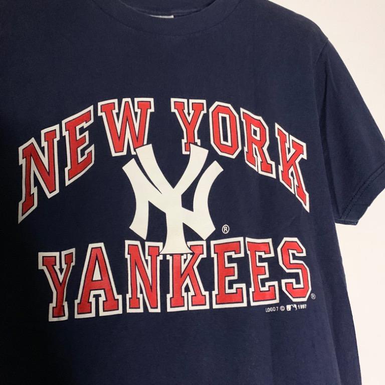 tshirt kaos baju MLB NY yankees vintage - Fashion Pria - 895895796