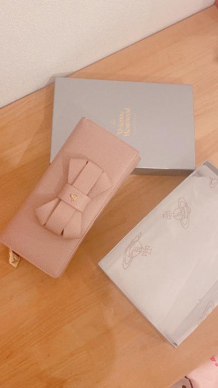 Vivienne Westwood Pastel Pink Bow Ribbon Wallet | SHIPS FROM JAPAN ...