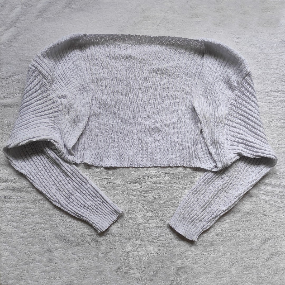white bolero cardigan, Fesyen Wanita 