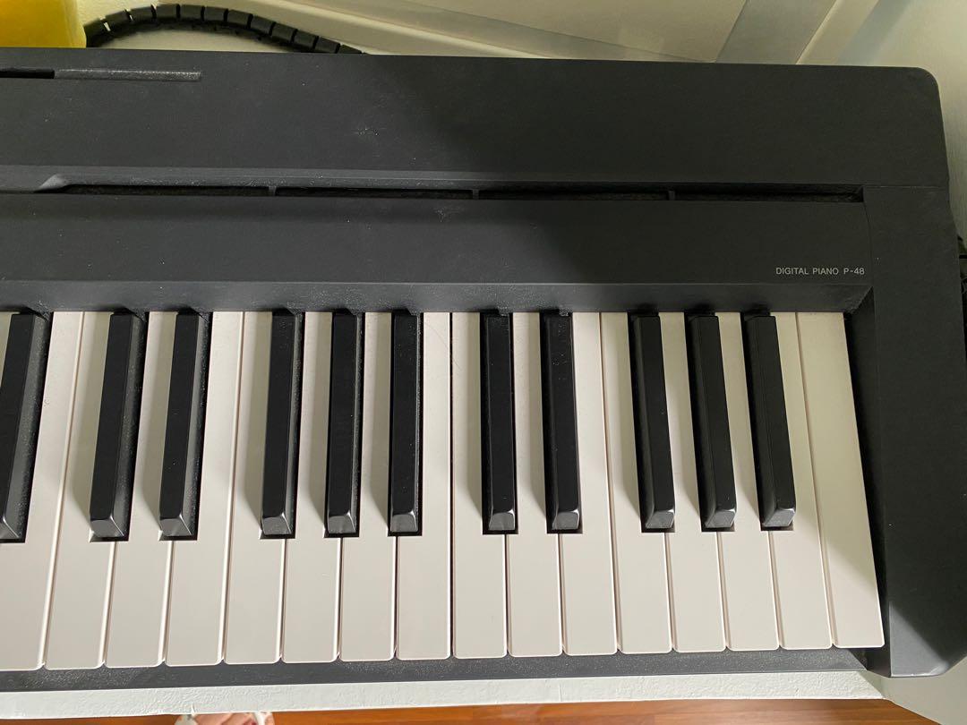 YAMAHA Digital Piano P48, Hobbies & Toys, Music & Media, Musical ...