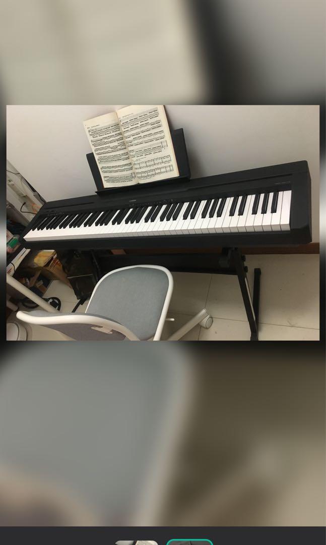 YAMAHA Digital Piano P48, Hobbies & Toys, Music & Media, Musical ...