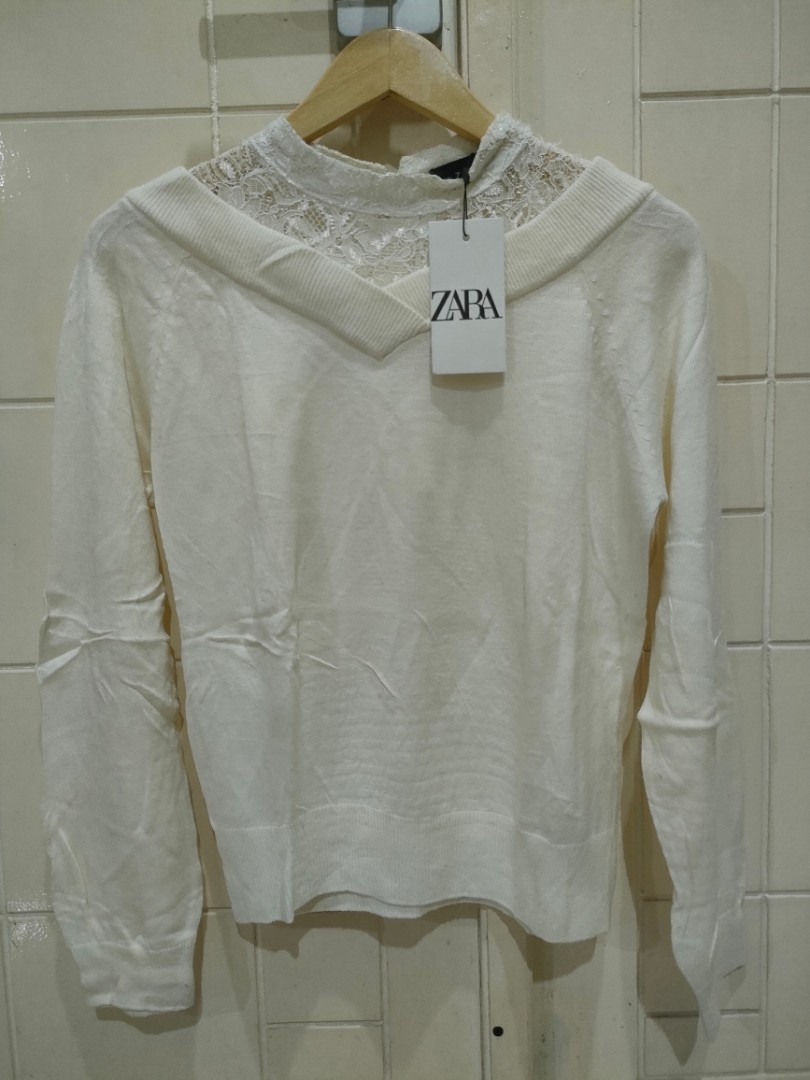 zara ruched sweatshirt