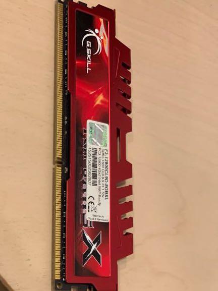 16gb 4x 4GB G.SKILL RAM DDR3 1600 Computers Tech Parts
