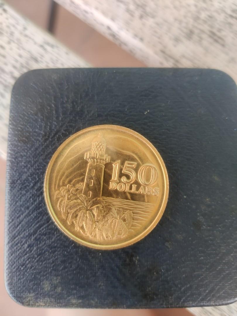 1969 Singapore 150th Anniversary $150 Gold coin, Hobbies & Toys,  Collectibles & Memorabilia, Currency on Carousell