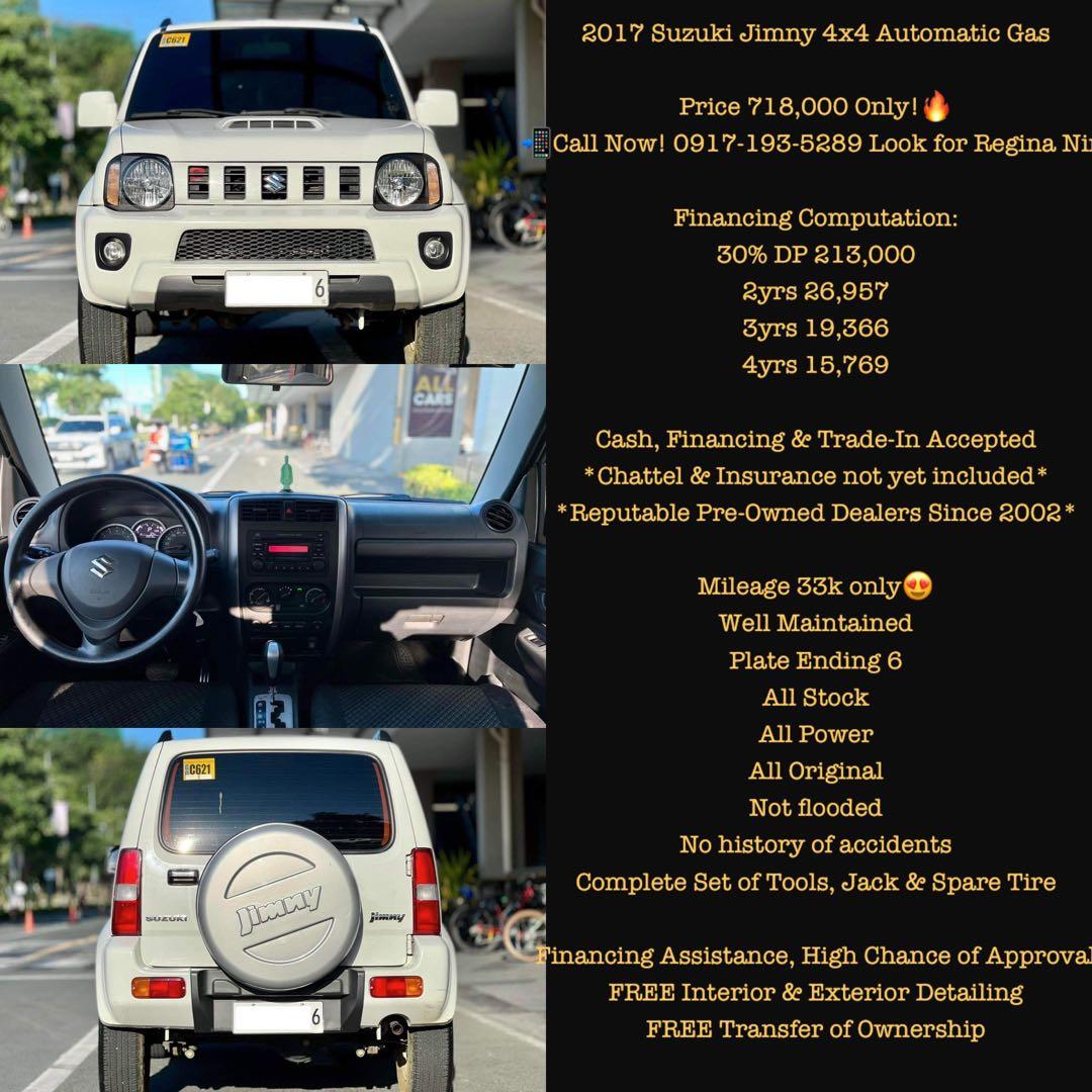 2017 Suzuki Jimny 4x4 Auto on Carousell
