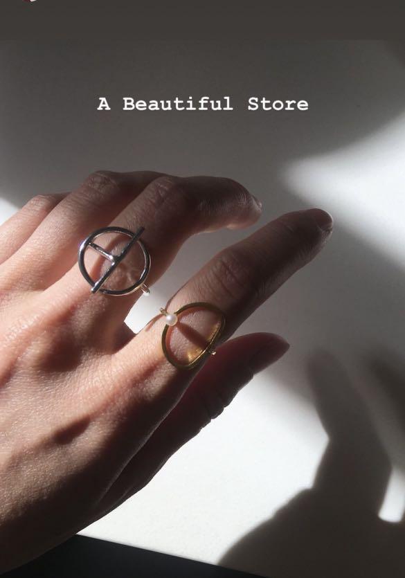 A beautiful store - Moil T-shape Silver Ring T型銀戒指（可調較戴