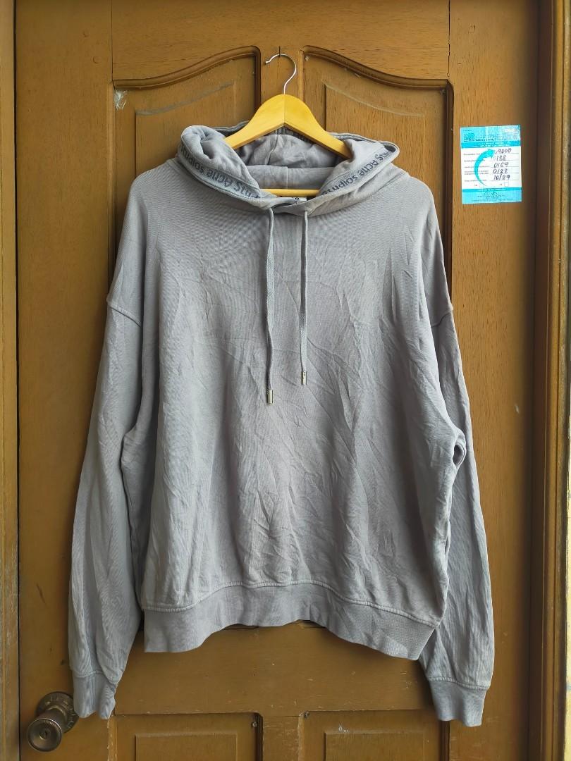 Acne studios slate grey yala hoodie 